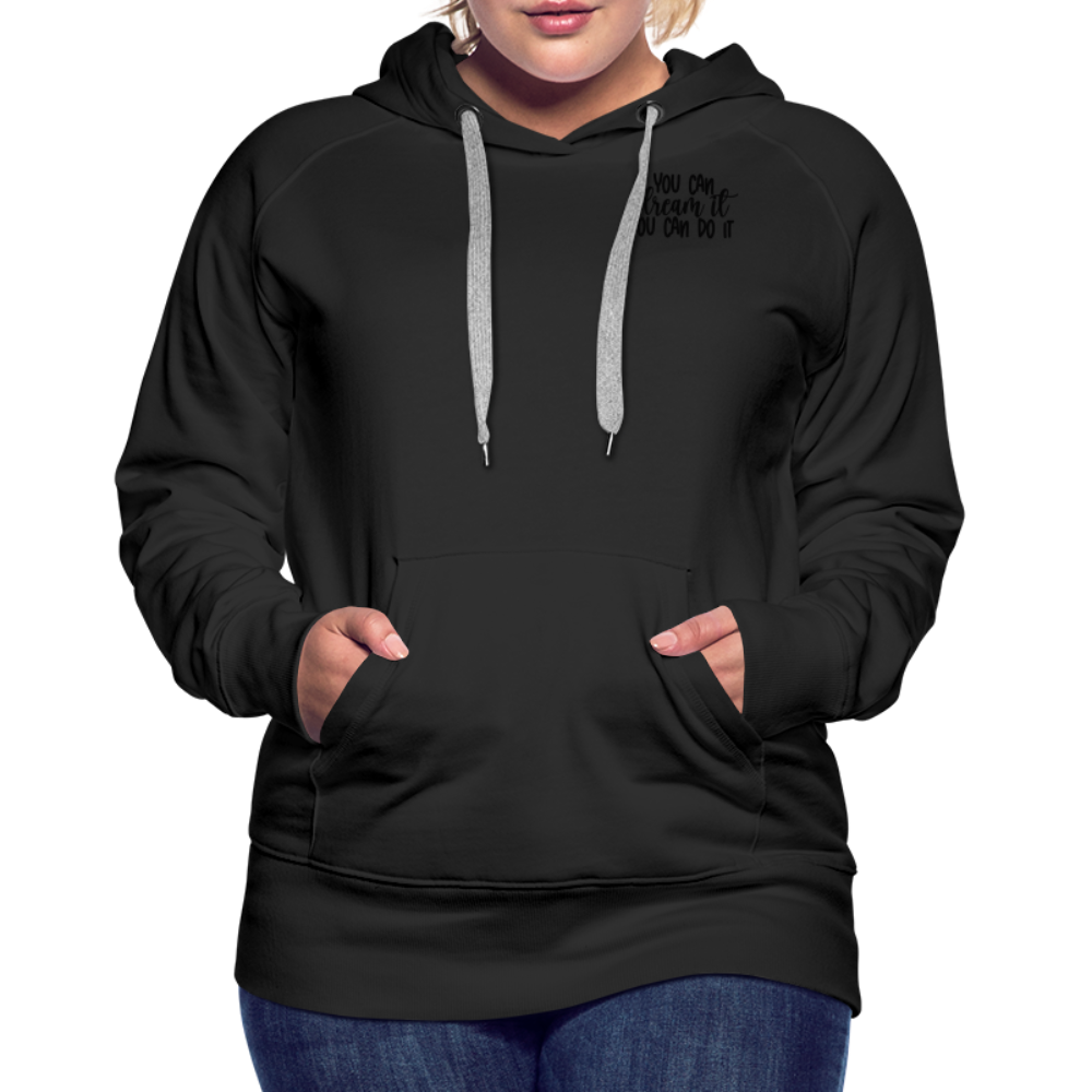 Hoodie - you can do it - Schwarz