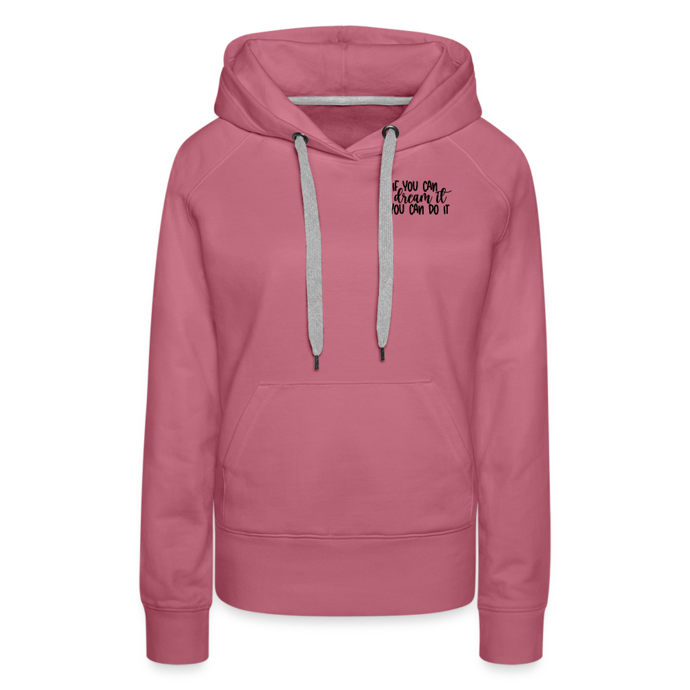 Hoodie - you can do it - Malve