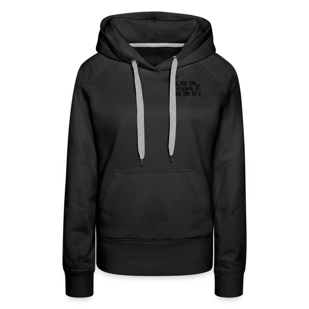 Hoodie - you can do it - Schwarz