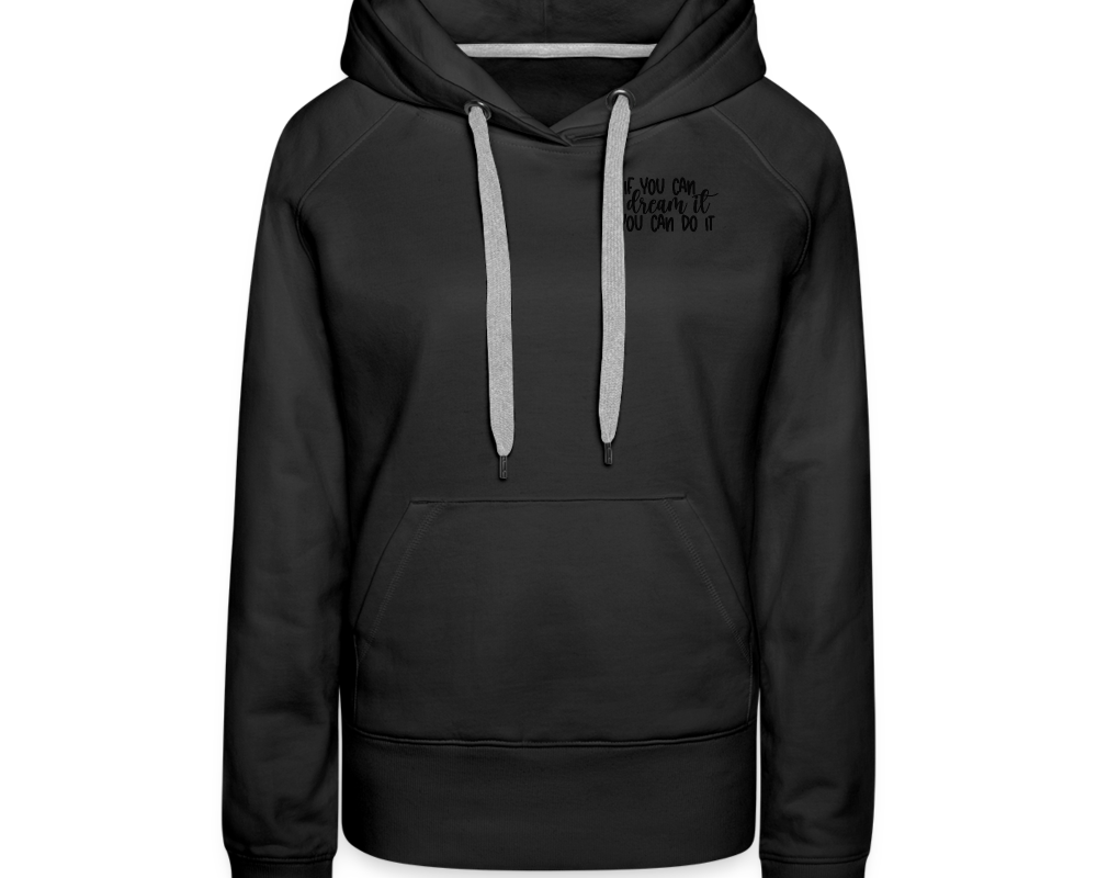 Hoodie - you can do it - Schwarz