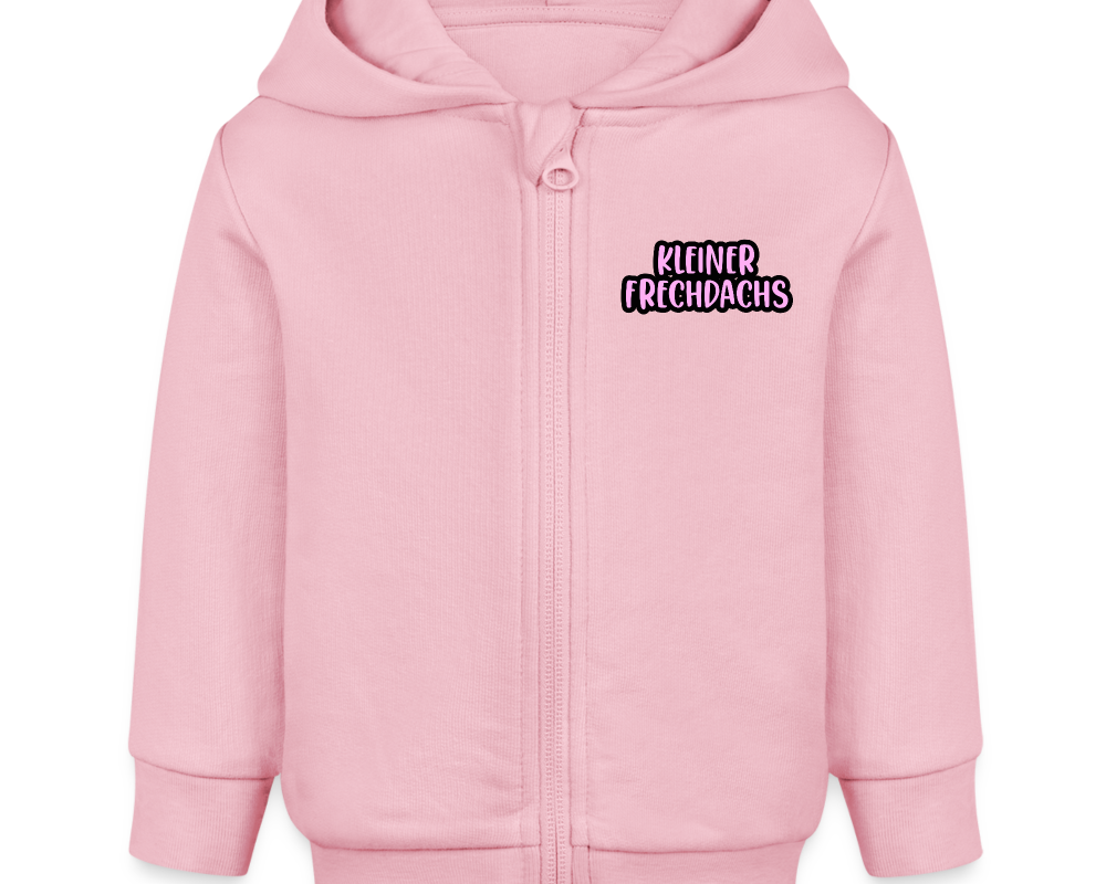 Kinder Kaputzenjacke - Frechdachs - Hellrosa