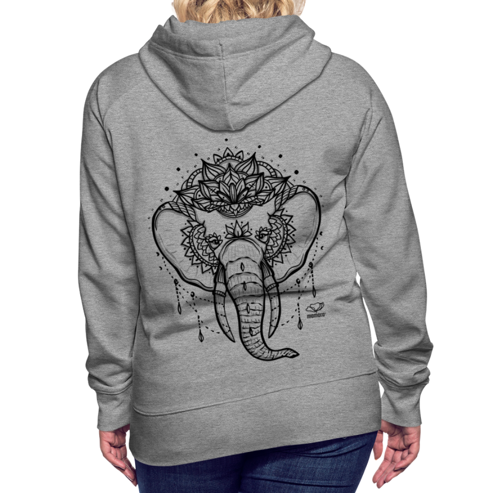 Hoodie - you can do it - Grau meliert
