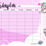 Stundenplan Mina (A4) zum Download