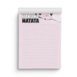 Notizblock Hakuna Matata A4 - Einhorn Mina Block