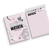 Notizblock Hakuna Matata A4 - Einhorn Mina Block