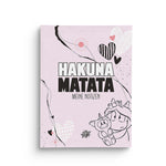 Notizblock Hakuna Matata A4 - Einhorn Mina Block