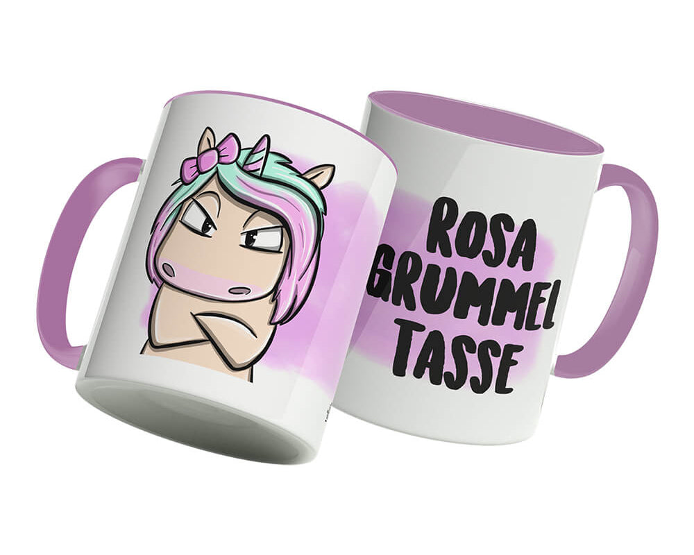 Tasse Rosa Grummel - Einhorn Mina Tasse