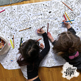 Maldecke Glitzer im Kopf - Einhorn Mina Kids