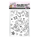 Maldecke Glitzer im Kopf - Einhorn Mina Kids