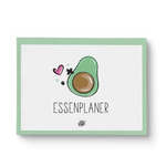 Essenplaner - Avocado (A4) - Einhorn Mina Block
