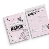 Hakuna Matata A4 Motivationsplaner mit strukturierten Seiten und inspirierendem Design