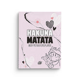 Hakuna Matata A4 Motivationsplaner mit strukturierten Seiten und inspirierendem Design