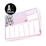 Ziele setzen Wochenplaner (A4) als Download
