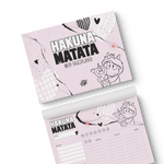 Tagesplaner Hakuna Matata A5 - Einhorn Mina Block