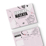 Tagesplaner Hakuna Matata A5 - Einhorn Mina Block