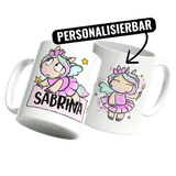 Tasse mit Wunschnamen "Mina Fee"
