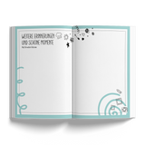 Erinnerungsbuch – Liebevoll gestaltetes Buch zum Festhalten der schönsten Kindheitserinnerungen. - Einhorn Mina Buch