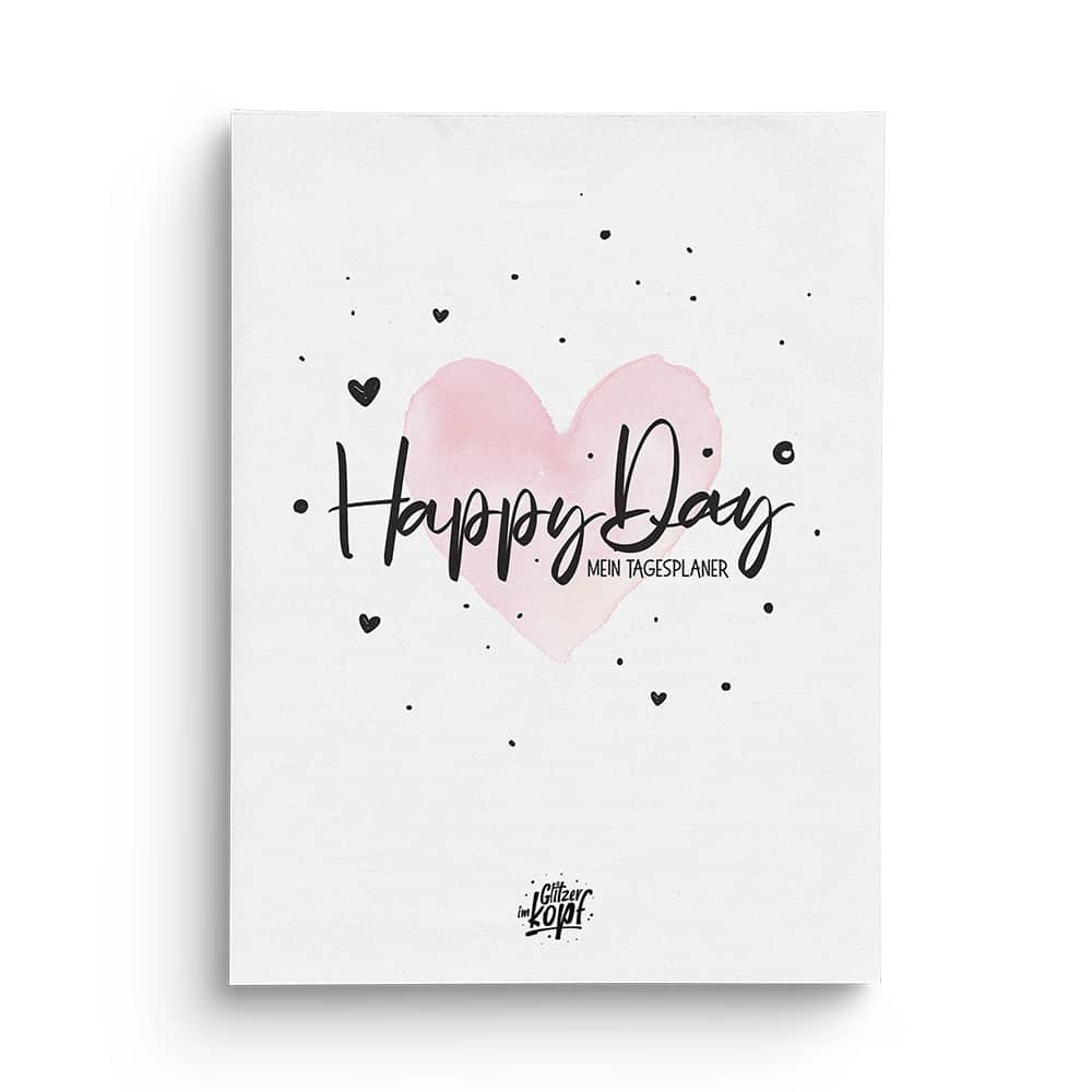 Tagesplaner Happy Day A4 - Einhorn Mina Block