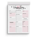 Tagesplaner Happy Day A4 - Einhorn Mina Block