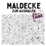 Maldecke Glitzer im Kopf - Einhorn Mina Kids
