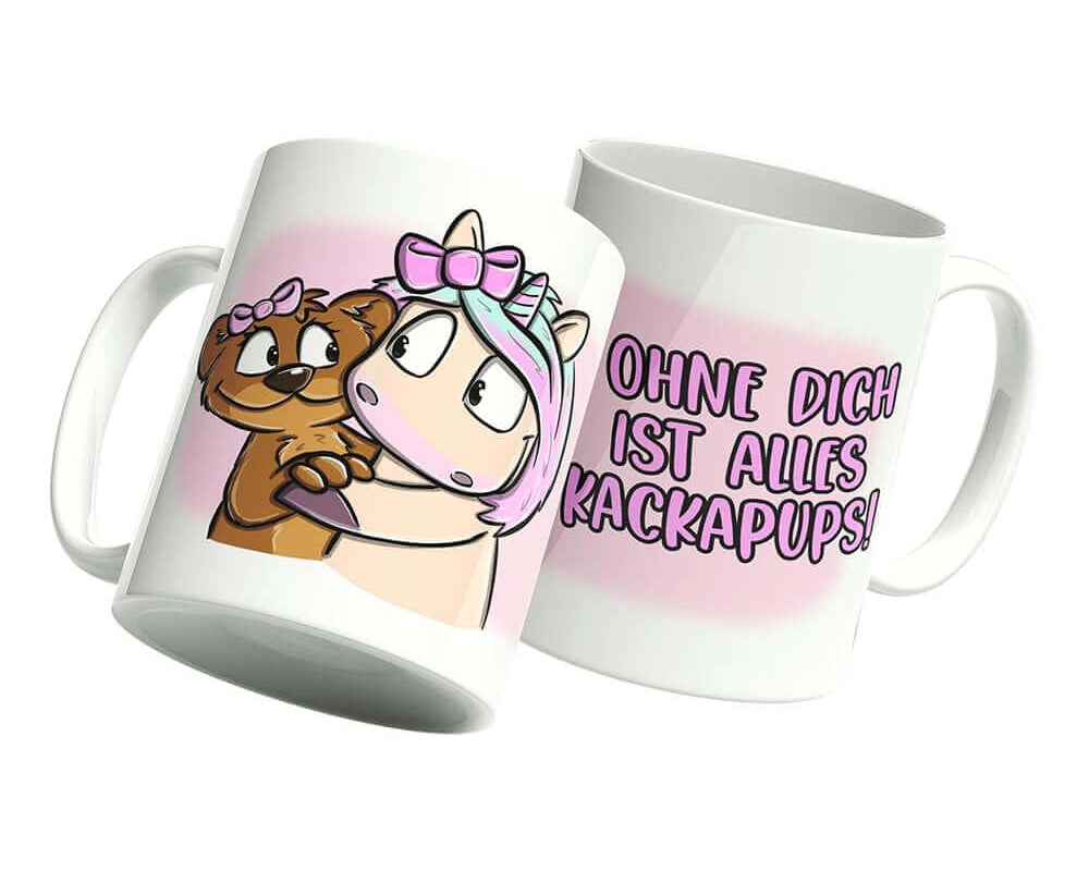 Tasse Kackapups - Einhorn Mina Tasse