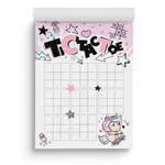 Tic Tac Toe Mina A5 - Einhorn Mina Block